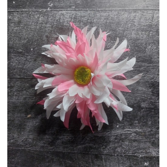 Цветок 12 см цв. бело-розовый, цена за пучок